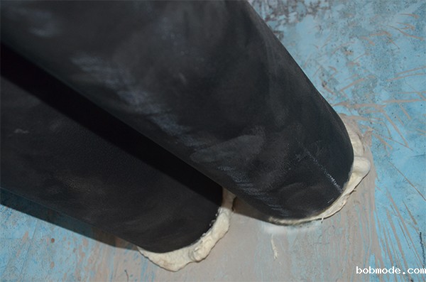 沃富地源热泵施工---管道穿过墙体的填充和保护--沃富新能源