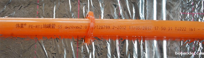 香溪庭院别墅地源热泵地暖管安装