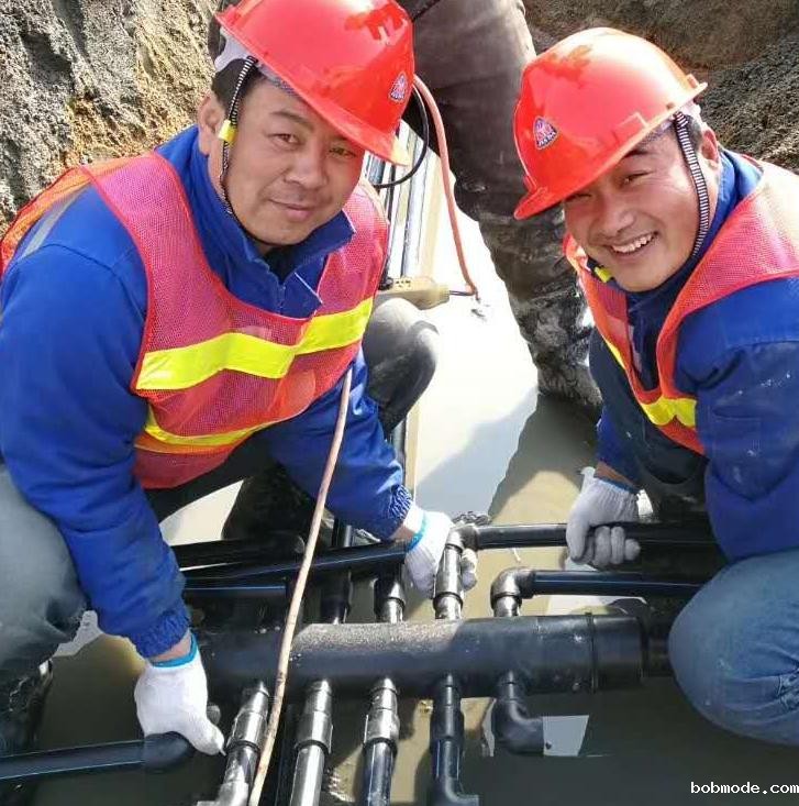 沃富地源热泵水平连管