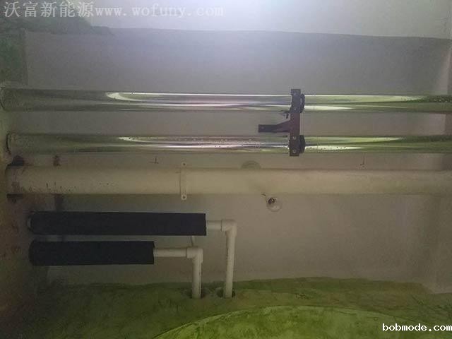 即墨地源热泵天逸海湾新风系统安装实景图